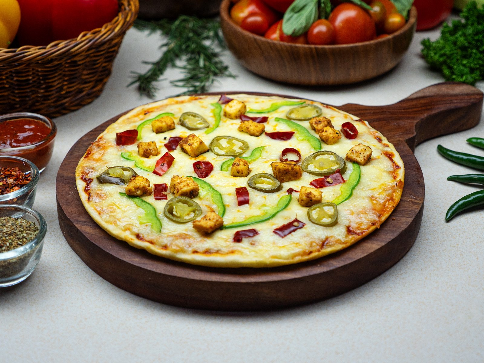 Heat Wave Paneer Pizza